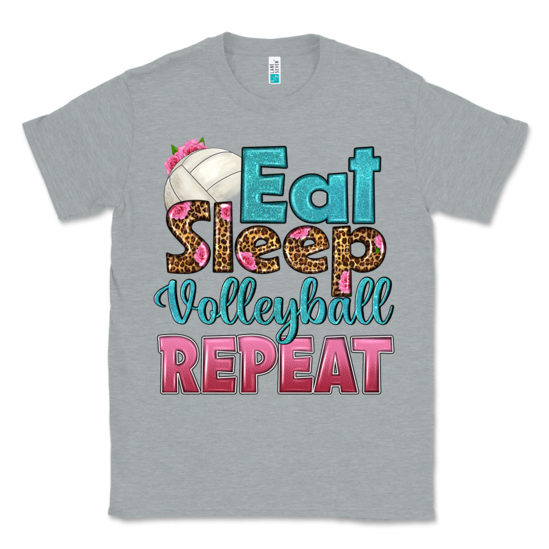Eat Sleep Volleyball Repeat Classic Tee by HRA Design Shop | Teevron