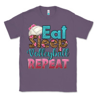 Lavender eat sleep volleyball repeat Classic Tee - HRA Design Shop