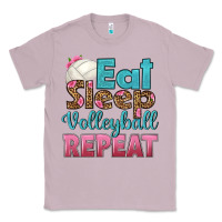 Lilac eat sleep volleyball repeat Classic Tee - HRA Design Shop
