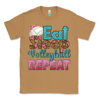 Toasted Coconut eat sleep volleyball repeat Classic Tee - HRA Design Shop