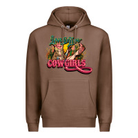 Chestnut long live cowgirls Premium Hoodie - NancyCooperArtShop