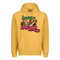 Mustard long live cowgirls Premium Hoodie - NancyCooperArtShop