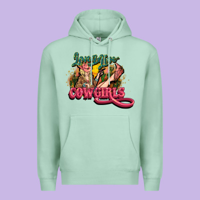 Long Live Cowgirls Premium Hoodie Designed By Nancycooperartshop
