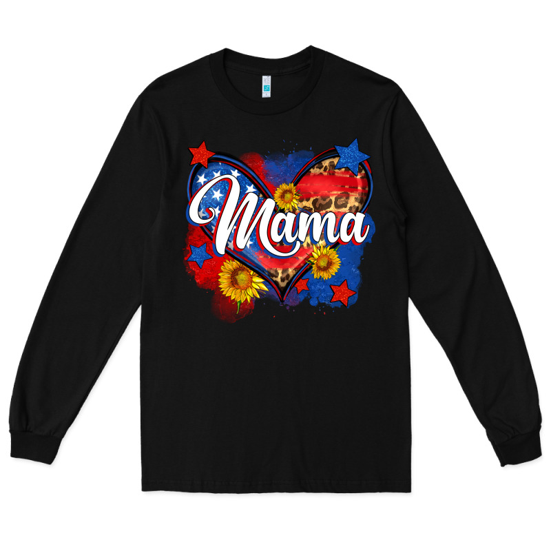 American Mama Heart Long Sleeve Tee by Neo Western | Teevron
