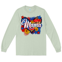 Matcha American mama heart Long Sleeve Tee - Neo Western