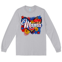 Moon Dust American mama heart Long Sleeve Tee - Neo Western