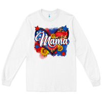 White American mama heart Long Sleeve Tee - Neo Western