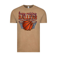 Busy Raising Ballers Basketball Vintage Tee | Teevron