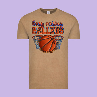 Vintage Tee busy raising ballers basketball