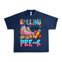 Navy rolling into pre k grade Urban Heavy Tee - texasbilliewilder