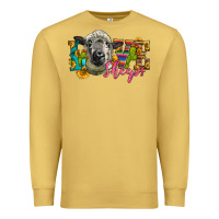Antique Gold Western Love Sheeps Premium Sweatshirt - LillyAllenDesigns