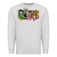 Dove Grey Western Love Sheeps Premium Sweatshirt - LillyAllenDesigns