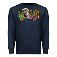 Navy Western Love Sheeps Premium Sweatshirt - LillyAllenDesigns