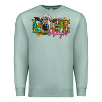 Seafoam Western Love Sheeps Premium Sweatshirt - LillyAllenDesigns