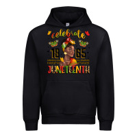 Black celebrate 1865 juneteenth with black woman Urban Hoodie - LillyAllenDesigns