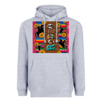 Heather Grey rodeo serape leopard glitter Heavyweight Hoodie - Artiststas