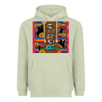 Matcha rodeo serape leopard glitter Heavyweight Hoodie - Artiststas