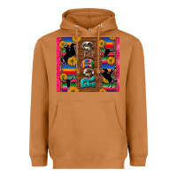 Meerkat rodeo serape leopard glitter Heavyweight Hoodie - Artiststas