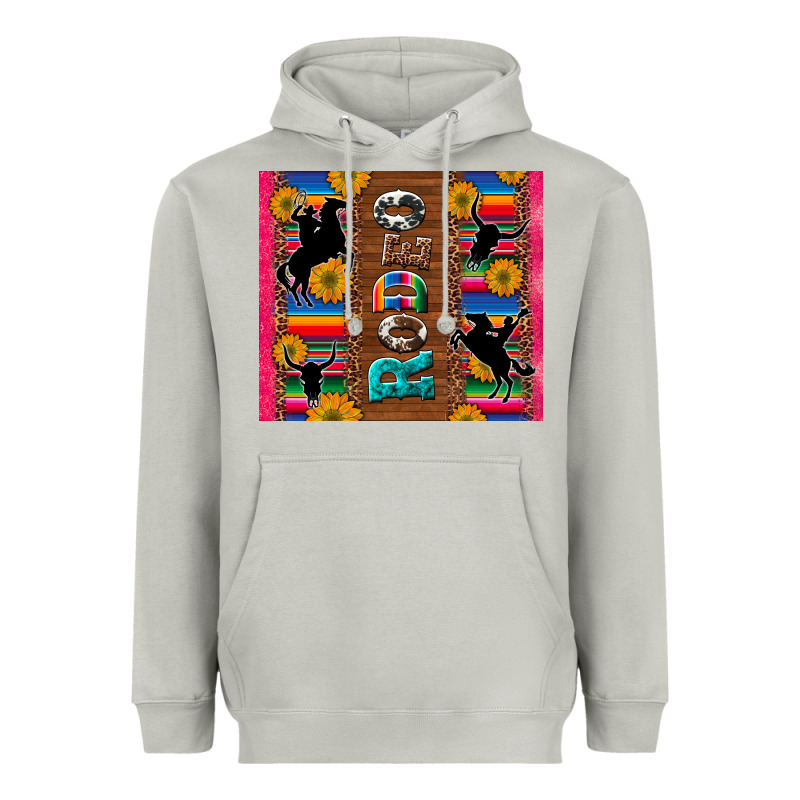 Rodeo Serape Leopard Glitter Heavyweight Hoodie by Artiststas | Teevron