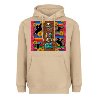 Mushroom rodeo serape leopard glitter Heavyweight Hoodie - Artiststas