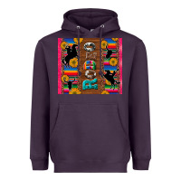 Plum rodeo serape leopard glitter Heavyweight Hoodie - Artiststas