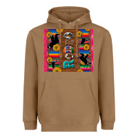 Toasted Coconut rodeo serape leopard glitter Heavyweight Hoodie - Artiststas