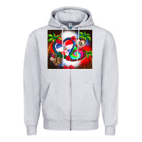 Heather Grey dominican republic  leopard Zipper Hoodie - AdoDesignShop