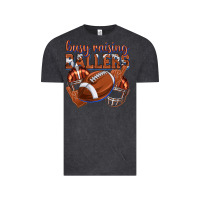 Vintage Black busy raising ballers football Vintage Tee - texasbilliewilder