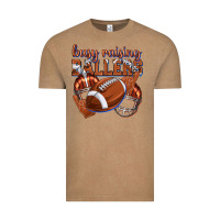 Vintage Coffee busy raising ballers football Vintage Tee - texasbilliewilder