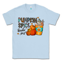 Dusty Blue pumpkin spice kinda girl Classic Tee - CowhideDigitalArt