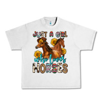 Lunar Rock just a girl who loves horses Urban Heavy Tee - Zillion Design Studio