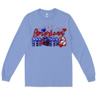 Colony Blue American Mama 4th of july Long Sleeve Tee - CowGirlArtShop