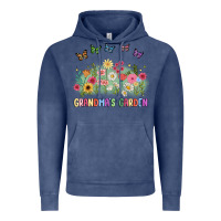 Vintage Denim grandma garden birth month flower Vintage Hoodie - JahusDesignShop