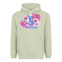 Matcha back to school flowers third grade 3200x2400 Heavyweight Hoodie - AdoDesignShop