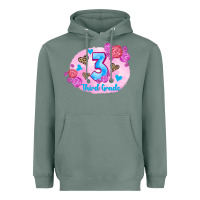 Sage back to school flowers third grade 3200x2400 Heavyweight Hoodie - AdoDesignShop