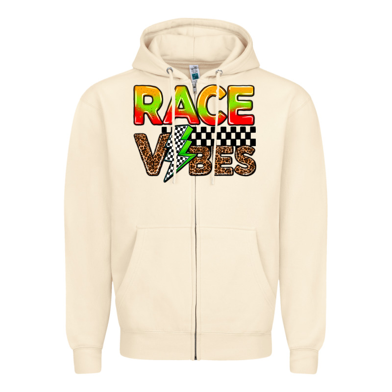 Race Vibes Zipper Hoodie by AdoDesignShop | Teevron