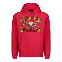 Cardinal cowboy christmas Premium Hoodie - MaliasSmallBusiness