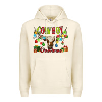 Tofu cowboy christmas Premium Hoodie - MaliasSmallBusiness
