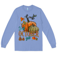 Colony Blue is it october yet Long Sleeve Tee - HRA Design Shop