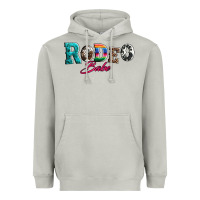 Moon Dust rodeo babe turquoise serape cowhide leopard Heavyweight Hoodie - Artiststas