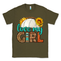 Army Green love my girl volleyball Classic Tee - HRA Design Shop