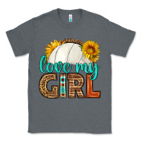 Charcoal Heather love my girl volleyball Classic Tee - HRA Design Shop