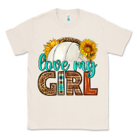Natural love my girl volleyball Classic Tee - HRA Design Shop