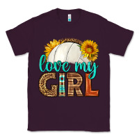 Plum love my girl volleyball Classic Tee - HRA Design Shop