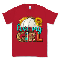 Red love my girl volleyball Classic Tee - HRA Design Shop