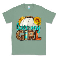 Sage love my girl volleyball Classic Tee - HRA Design Shop