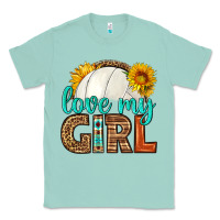 Seafoam love my girl volleyball Classic Tee - HRA Design Shop