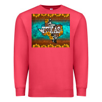 Cardinal sunflowers cowhide leopard texas map Premium Sweatshirt - BarkalooDesign