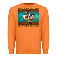 Carrot sunflowers cowhide leopard texas map Premium Sweatshirt - BarkalooDesign