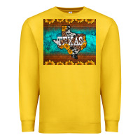 Lemon sunflowers cowhide leopard texas map Premium Sweatshirt - BarkalooDesign